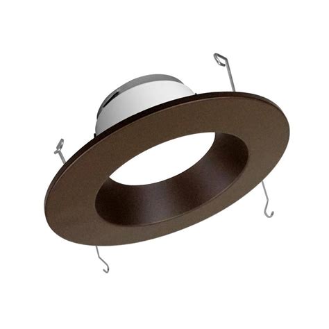 NICOR 5/6 in. High-Output Series 2700K Oil Rubbed Bronze Integrated LED ...