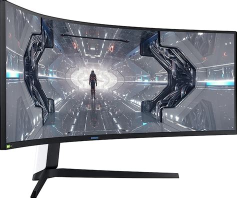 Samsung Odyssey G9, 49 Inch, QLED HDR1000, Dual-QHD 32:9 Curved Gaming ...