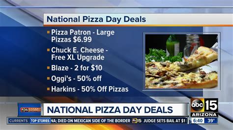 Celebrate National Pizza Day with Deals