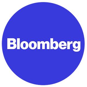 Bloomberg white logo on black background transparent PNG - StickPNG