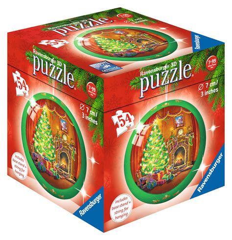 Christmas Tree Ornament, 54 Pieces, Ravensburger | Puzzle Warehouse