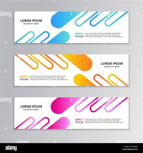 Business Banner Template, Abstract Shape Layout Background Gradient ...