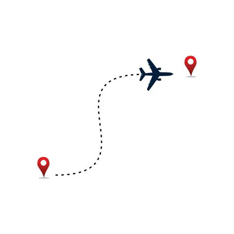 flight route illustration vector 26753519 Vector Art at Vecteezy