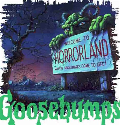 Goosebumps Horrorland PNG PSD Distressed Sublimation Printable Vinyl - Etsy