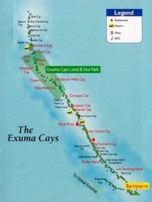 Map Of Exuma Bahamas - Hiking In Map