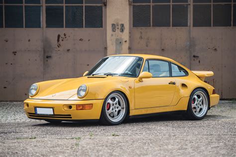 porsche, 911, Turbo, S, 3, 3 , Leichtbau, Prototyp, 964 , Cars, Yellow ...