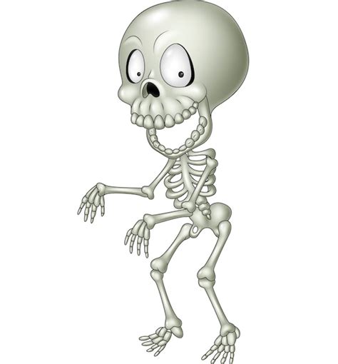 Premium Vector | Cartoon funny human skeleton