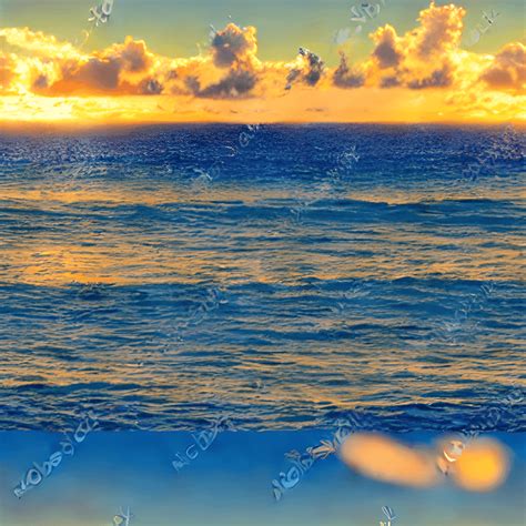 Hawaii Flowers with Ocean at Sunset Digital Graphic · Creative Fabrica