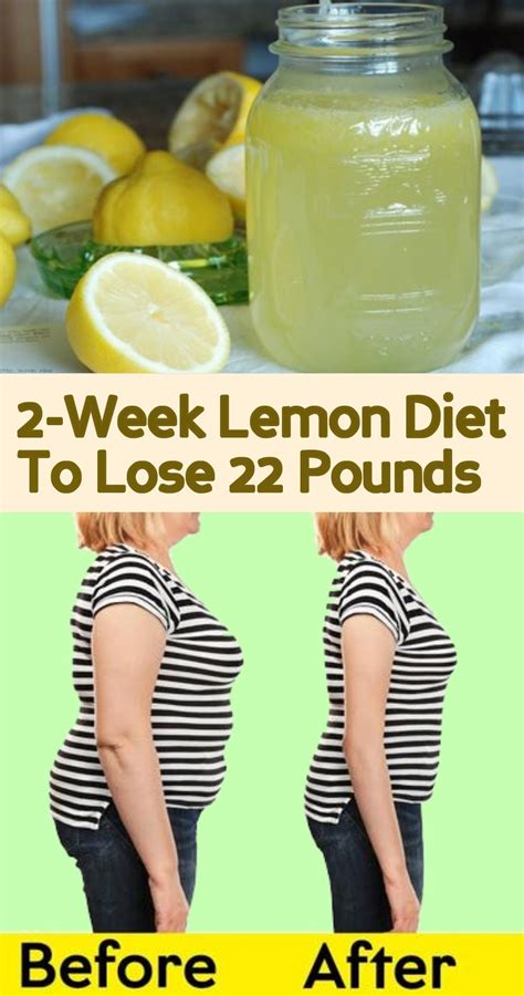 2-Week Lemon Diet To Lose 22 Pounds | Lemon diet, Lemon detox, Diet