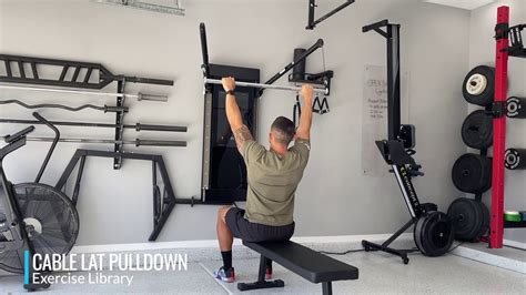 Kneeling Cable Lat Pull Down By Ben Adena Exercise How-to Skimble ...