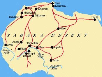 Trans Saharan Trade Route Map | Living Room Design 2020