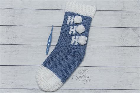 Ho Ho Ho Stocking ~ A Free Crochet Pattern - Crystalized Designs