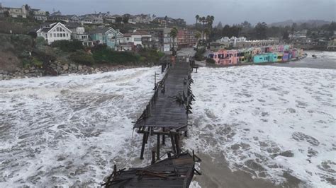 Capitola, Seacliff piers in Santa Cruz County torn apart in storm ...