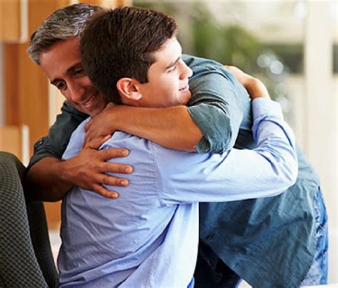 Father And Teenage Son Having A Hug – Dr. Roger D. Butner, LMFT – Hope ...