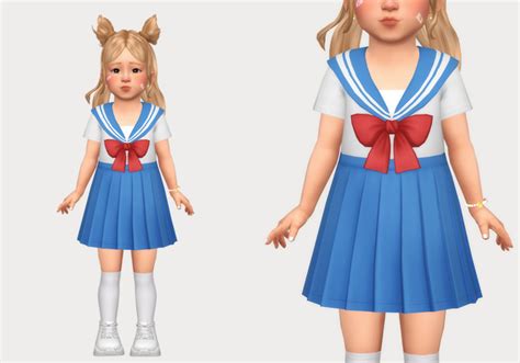 Sims 4 Sailor Outfit CC