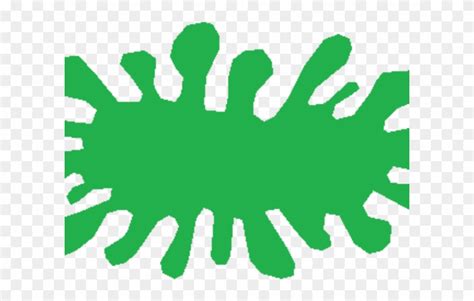 Splatter Clipart Slime - Nickelodeon Splat Png Transparent Png ...