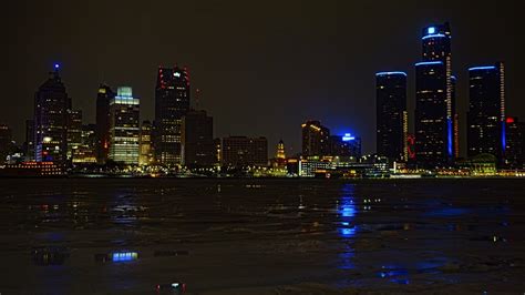 Detroit Skyline Winter Photography I Windsor Canada - YouTube