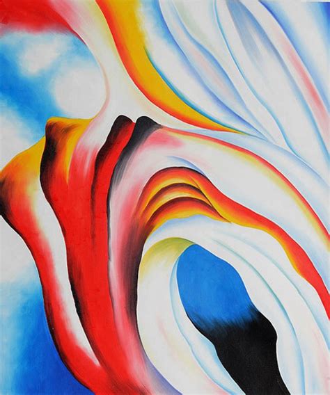 Music Pink and Blue - Georgia O'Keeffe - WikiArt.org | O keeffe ...