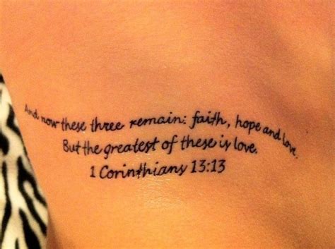 1 corinthians 13:13 tattoo - Google Search | Artsy | Pinterest | 13 ...