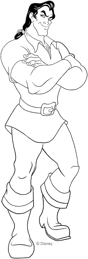 Gaston Coloring Pages Coloring Pages