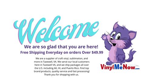 Vinyl Me Now - Craft Vinyl for T-Shirts, Mugs, and More