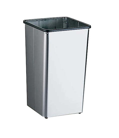 Floor-Standing Waste Receptacle with Open Top | Bobrick