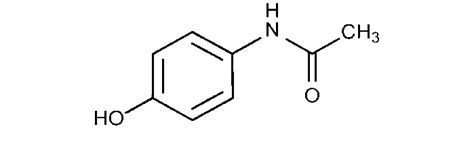 Structural Formula For Acetaminophen