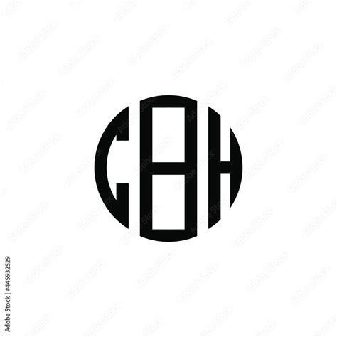 CBH letter logo design. CBH letter in circle shape. CBH Creative three ...