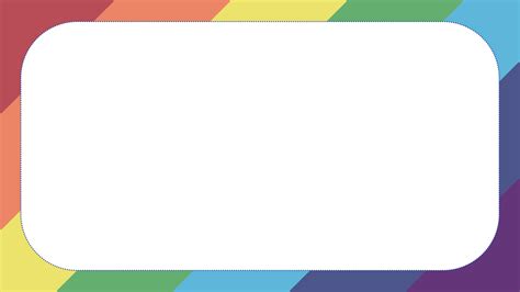 colorful rainbow frame wallpaper illustration, perfect for wallpaper ...