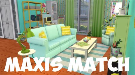 Sims 4 Mm Cc Maxis Match Plain Colour Wallpaper Sims 4 Cc Furniture ...