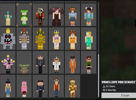 45625w's Bedrock Skin Pack V1.1 Minecraft Mod