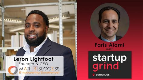 StartupGrind Detroit Presenting Dr. Lightfoot - Helping Disadvantaged ...