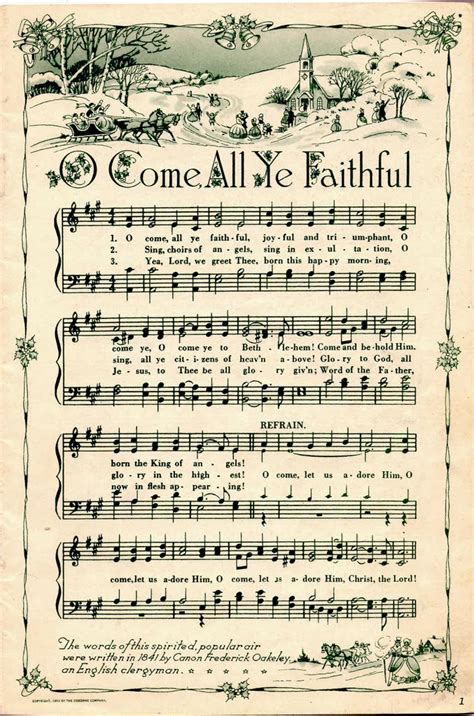 Printable Christmas Hymns