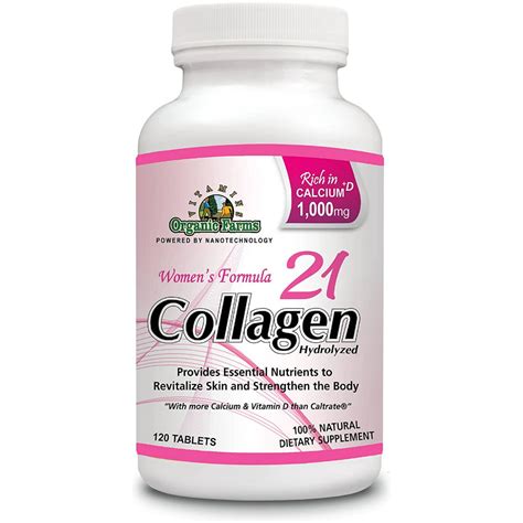 Collagen 21 Hydrolyzed, Collagen for Women - Joints, Strengthens Bones ...