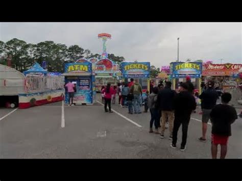 Rides at the 2022 Glynn Place Mall Carnival - Brunswick, Georgia - YouTube