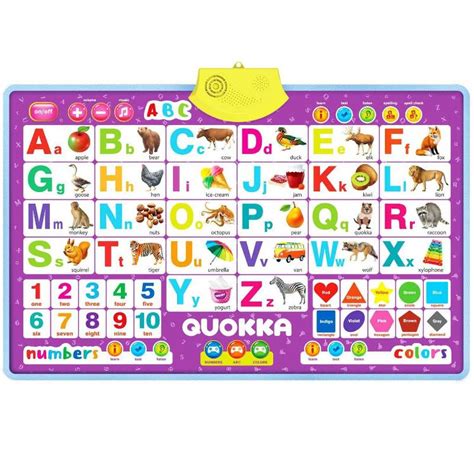 Alphabet Poster Preschool Learning Toy Learn Letters,, 41% OFF