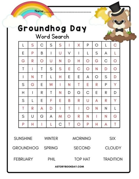 10 Free Printable Groundhog Day Activities for Kids - A Storybook Day