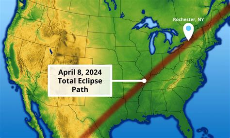 Eclipse 2024 Time Map - Cary Marthe