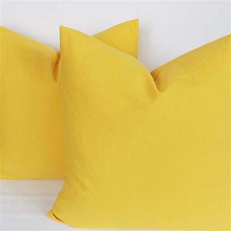 Yellow Throw Pillow - Etsy