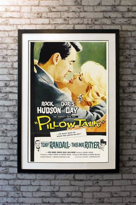 "Pillow Talk" Film Poster, 1959 For Sale at 1stDibs