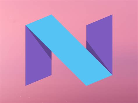 android 7.0 nougat wallpaper,purple,violet,font,graphic design,material ...