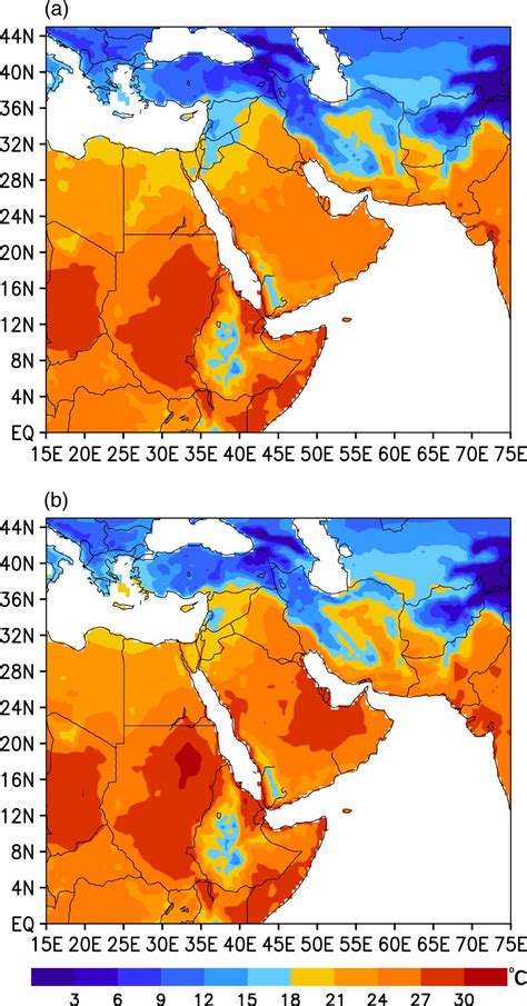 Arabian Peninsula Climate Map