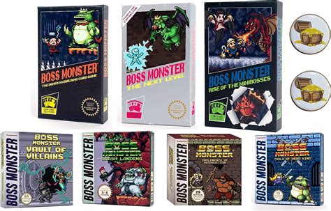 Boss Monster Card Game Bundle with All Three Base Sets, All Four ...