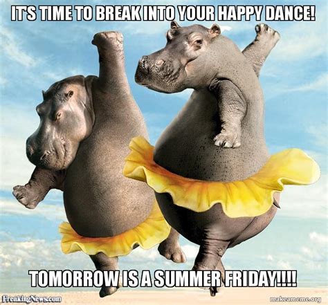 Happy Dance Friday Animal Meme