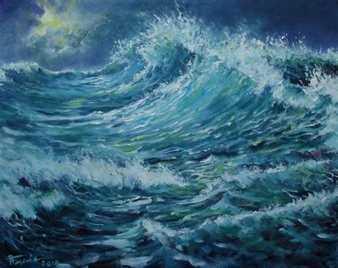 Sea oil paint by Boias on DeviantArt