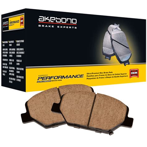 Akebono Performance Ultra-Premium Ceramic Brake Pads for 2006 Honda Accord