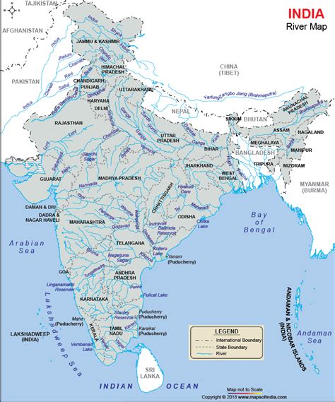 India Map With Rivers | Images and Photos finder