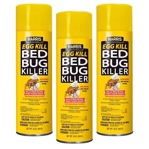 Harris 16 oz. Egg Kill Bed Bug Killer (3-Pack)-EGG16-3PK - The Home Depot