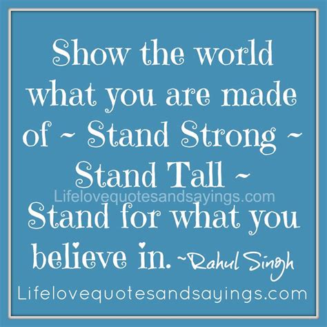 Stand Tall Quotes. QuotesGram