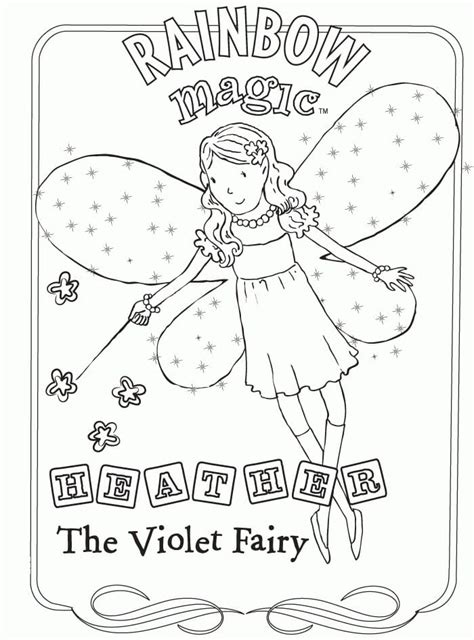 Rainbow Magic Coloring Pages - Free Printable Coloring Pages for Kids